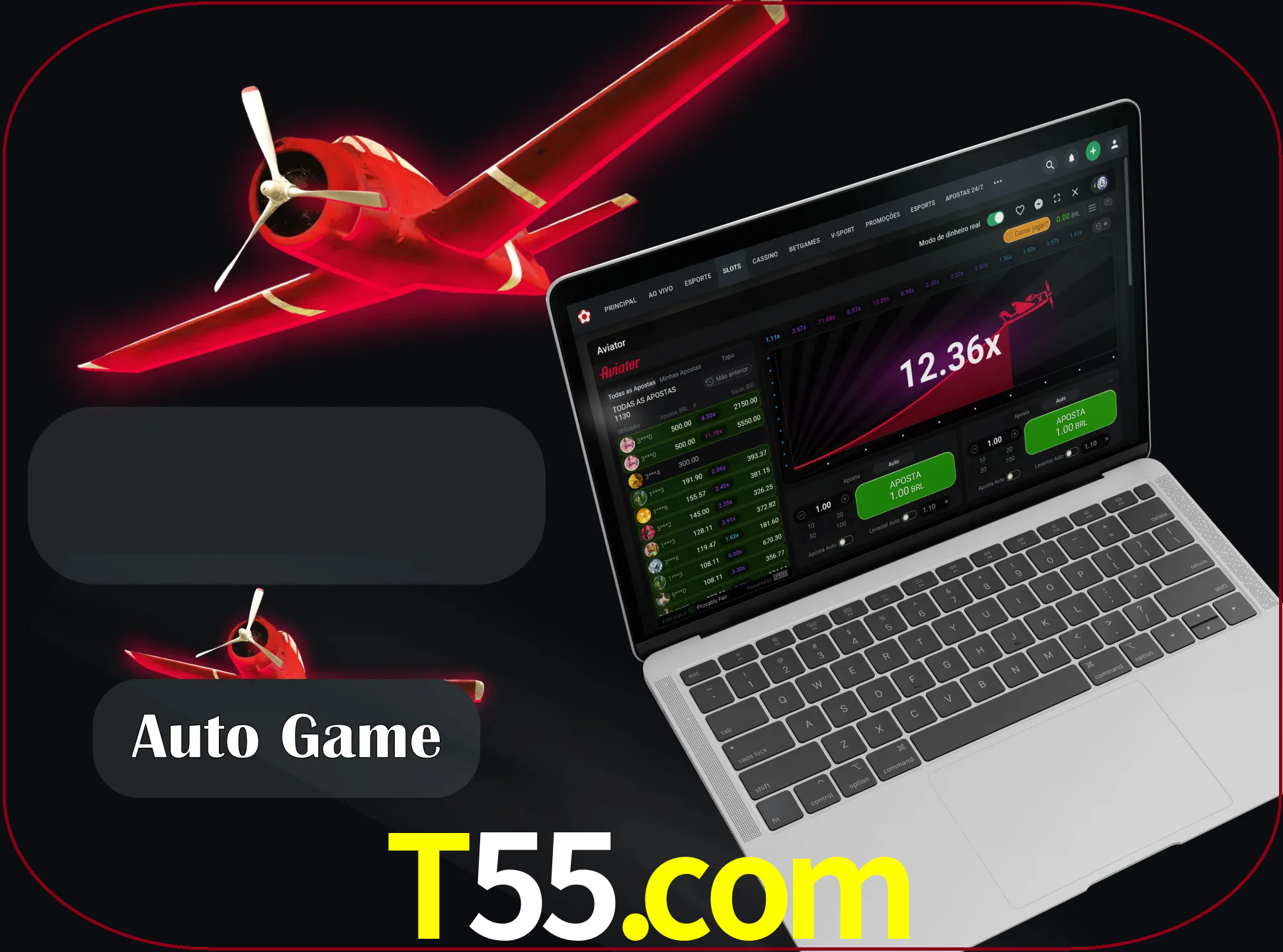 No modo automático, os jogos apostam e sacam seu dinheiro automaticamente.