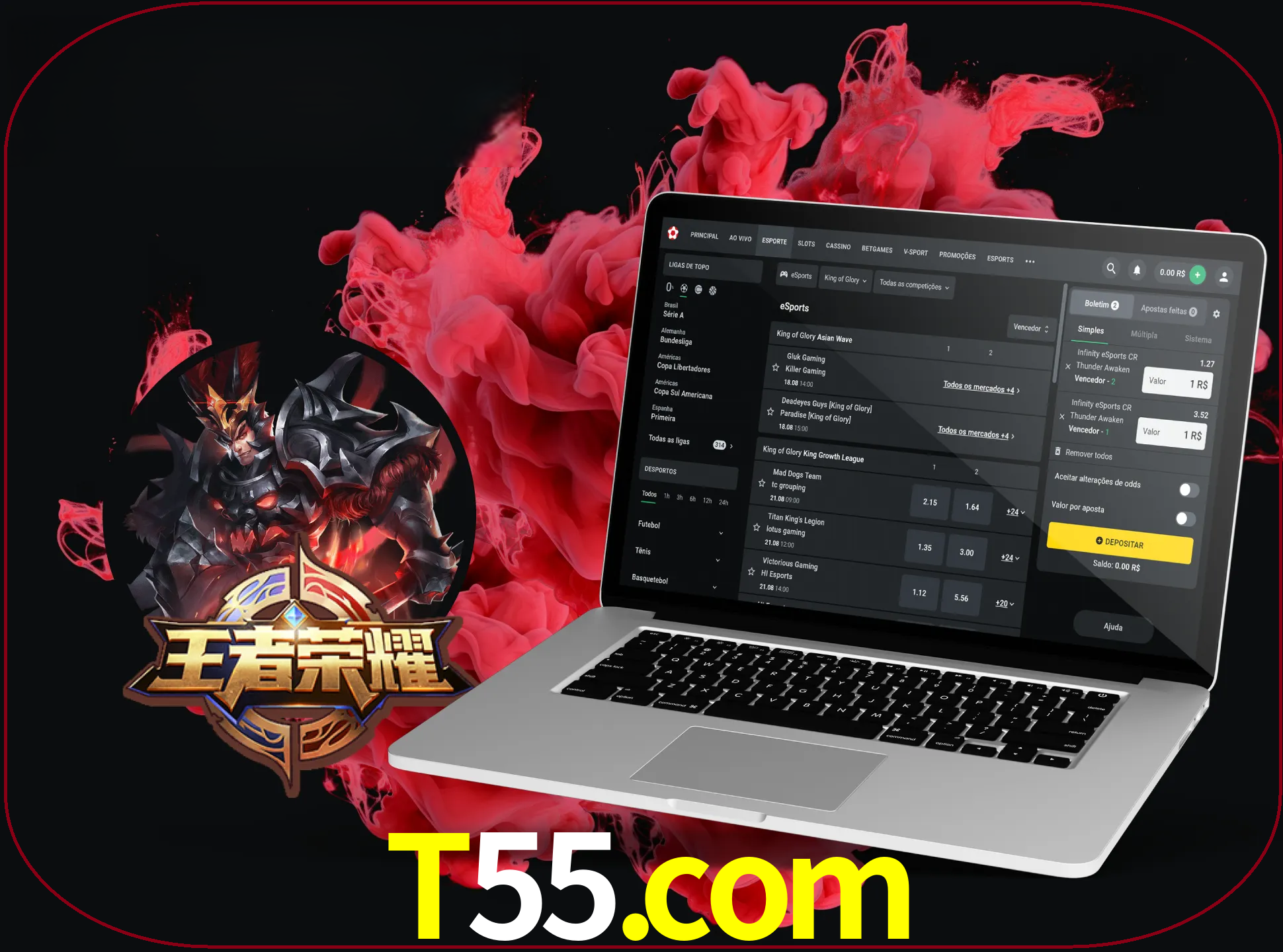 Um jogo global que conquistou os corações dos utilizadores de todo o mundo e que foi desenvolvido na China está disponível no t55.