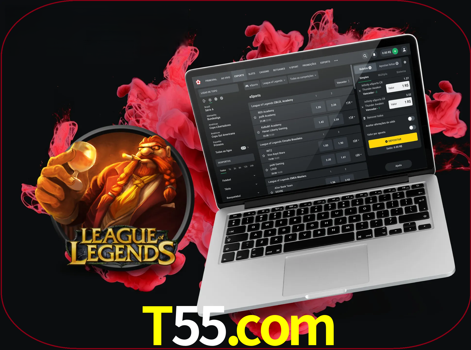 Se é um fã deste jogo, muitos torneios fantásticos que o vão surpreender estão disponíveis no t55.