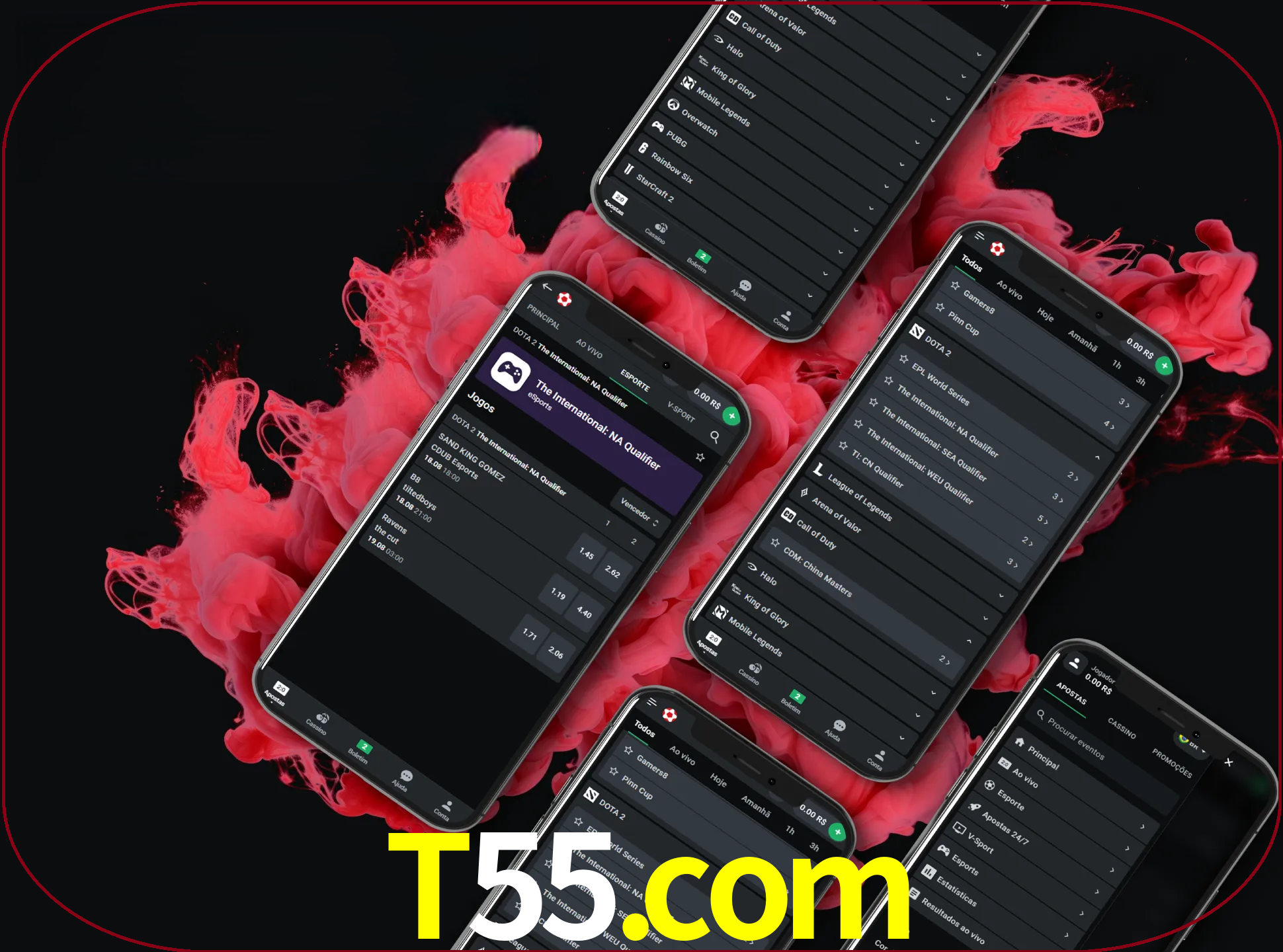 Se o seu smartphone não for compatível com a aplicação, esta opção do t55 ajudá-lo-á a desfrutar do jogo.