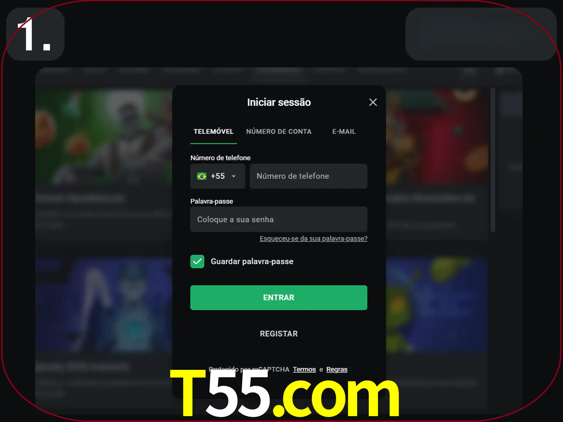 Acesse o site.